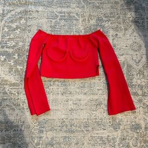 ARCHIVED Orseund Iris Off The Shoulder Crop Shirt